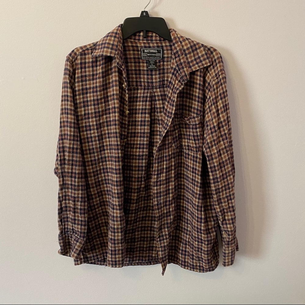 vintage plaid flannel